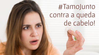 #TamoJunto contra a queda de cabelo!